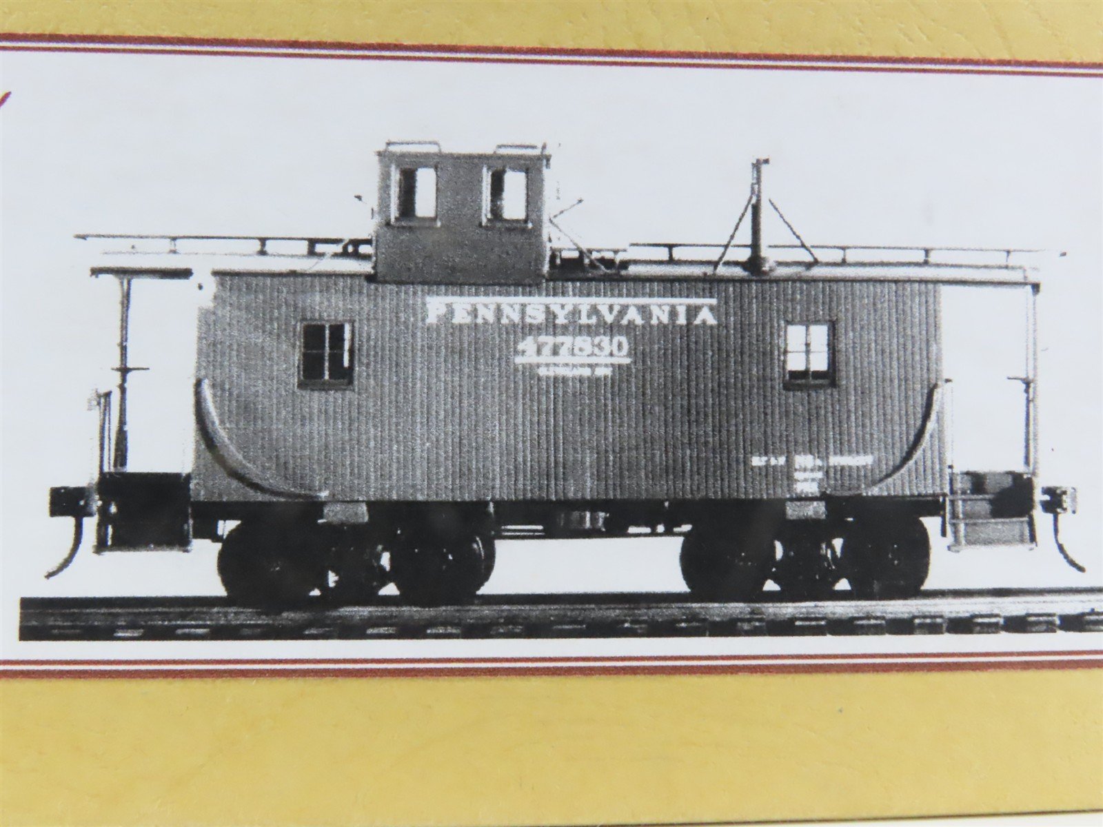 O Scale 2-Rail Gloor Craft 5100 PRR Pennsylvania N6a Caboose Kit