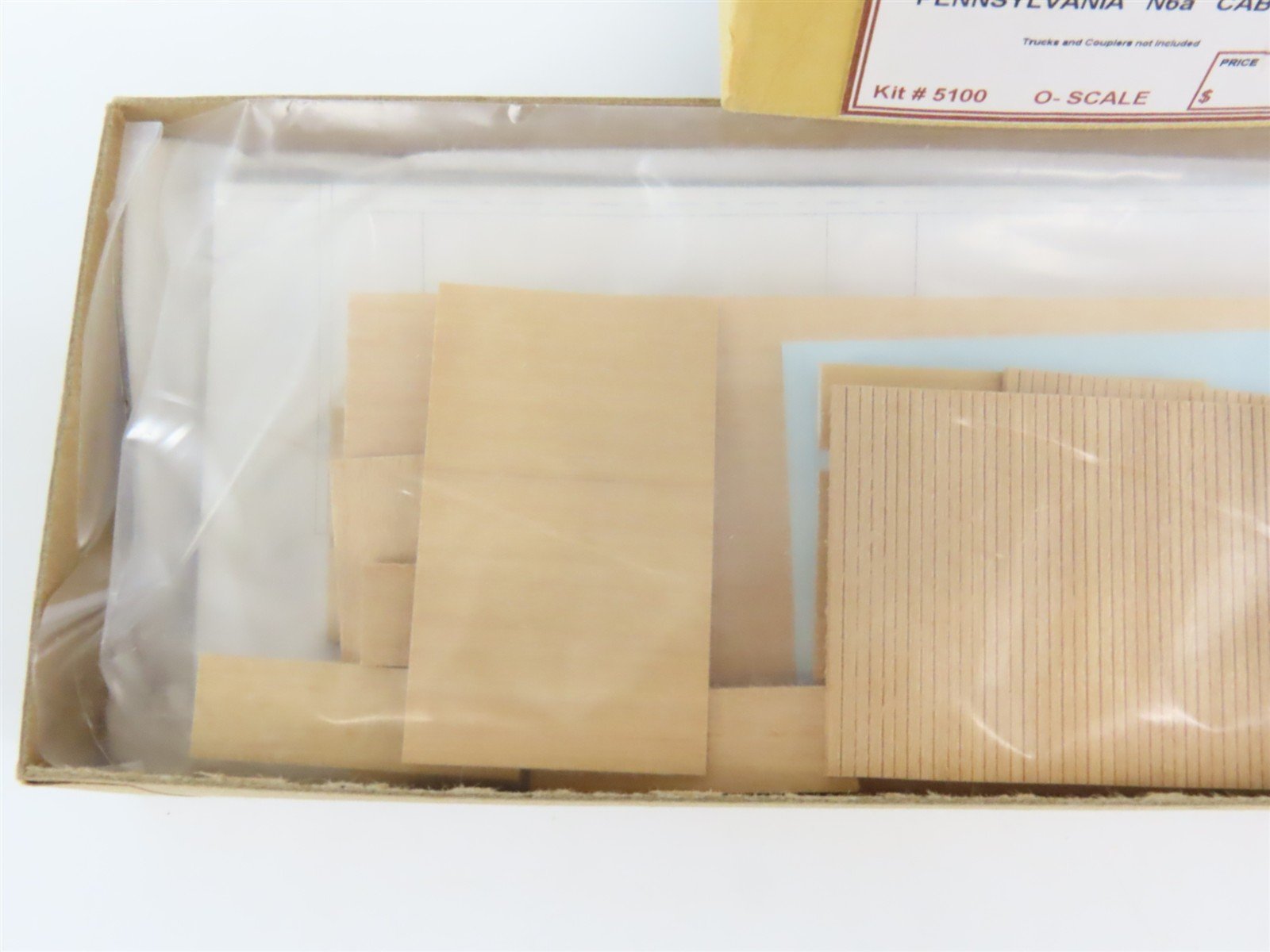 O Scale 2-Rail Gloor Craft 5100 PRR Pennsylvania N6a Caboose Kit