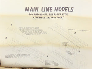 O Scale 2-Rail Mainline Models OR-5 GRLX Old Dutch 36' Wood Reefer Car #7476 Kit