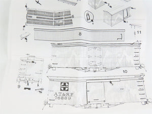 O Scale 2-Rail Mainline Models CNJ Jersey Central 40' Boxcar #39402 Kit