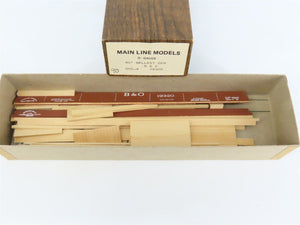 O 2-Rail Mainline Models OHC44 B&O Baltimore & Ohio 40' Ballast Car #19320 Kit