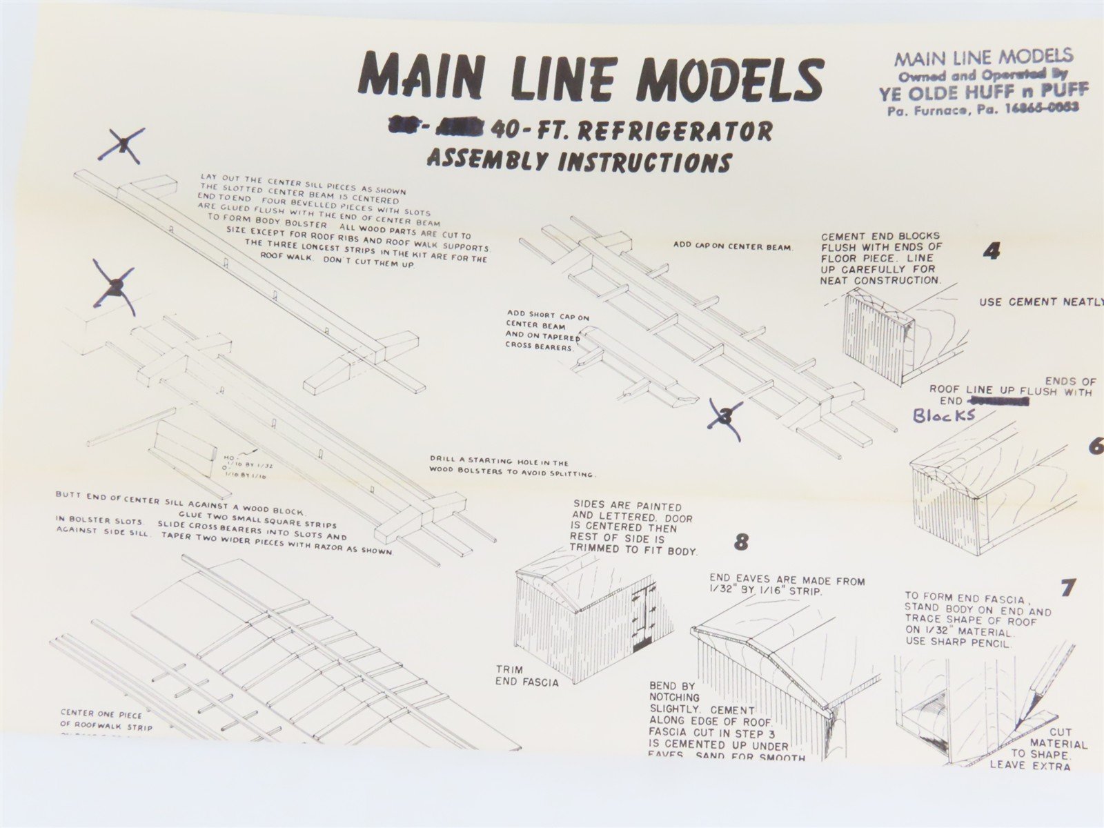 O Scale 2-Rail Mainline Models 681 URTX IGA Good Food 40' Reefer #16824 Kit