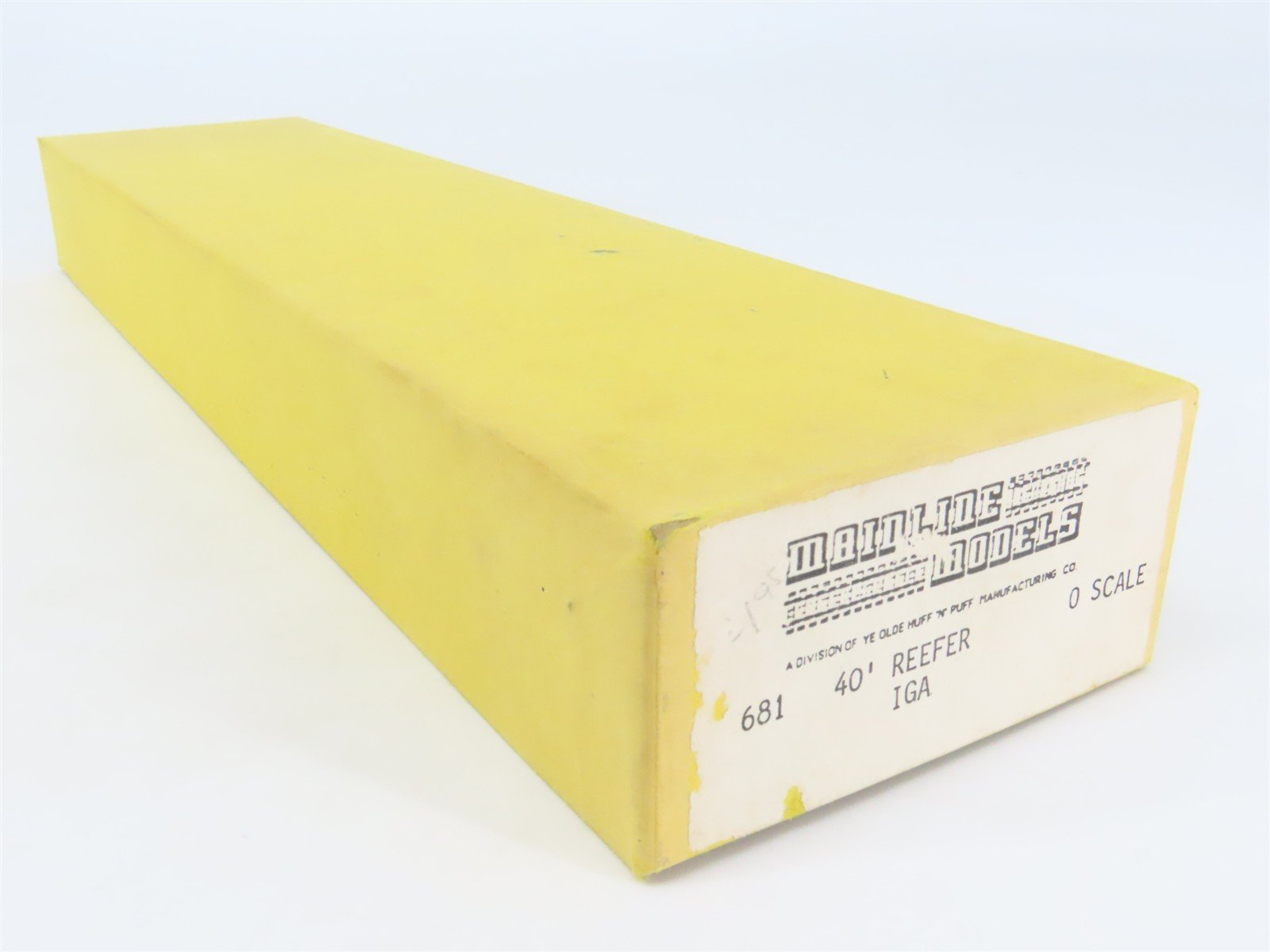 O Scale 2-Rail Mainline Models 681 URTX IGA Good Food 40' Reefer #16824 Kit