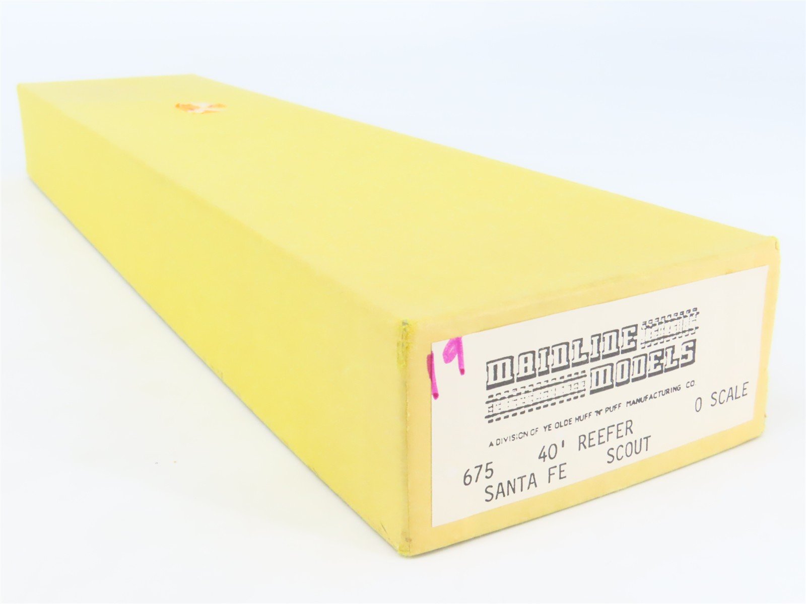 O Scale 2-Rail Mainline Models 675 SFRD Santa Fe 40' Reefer #21757 Kit