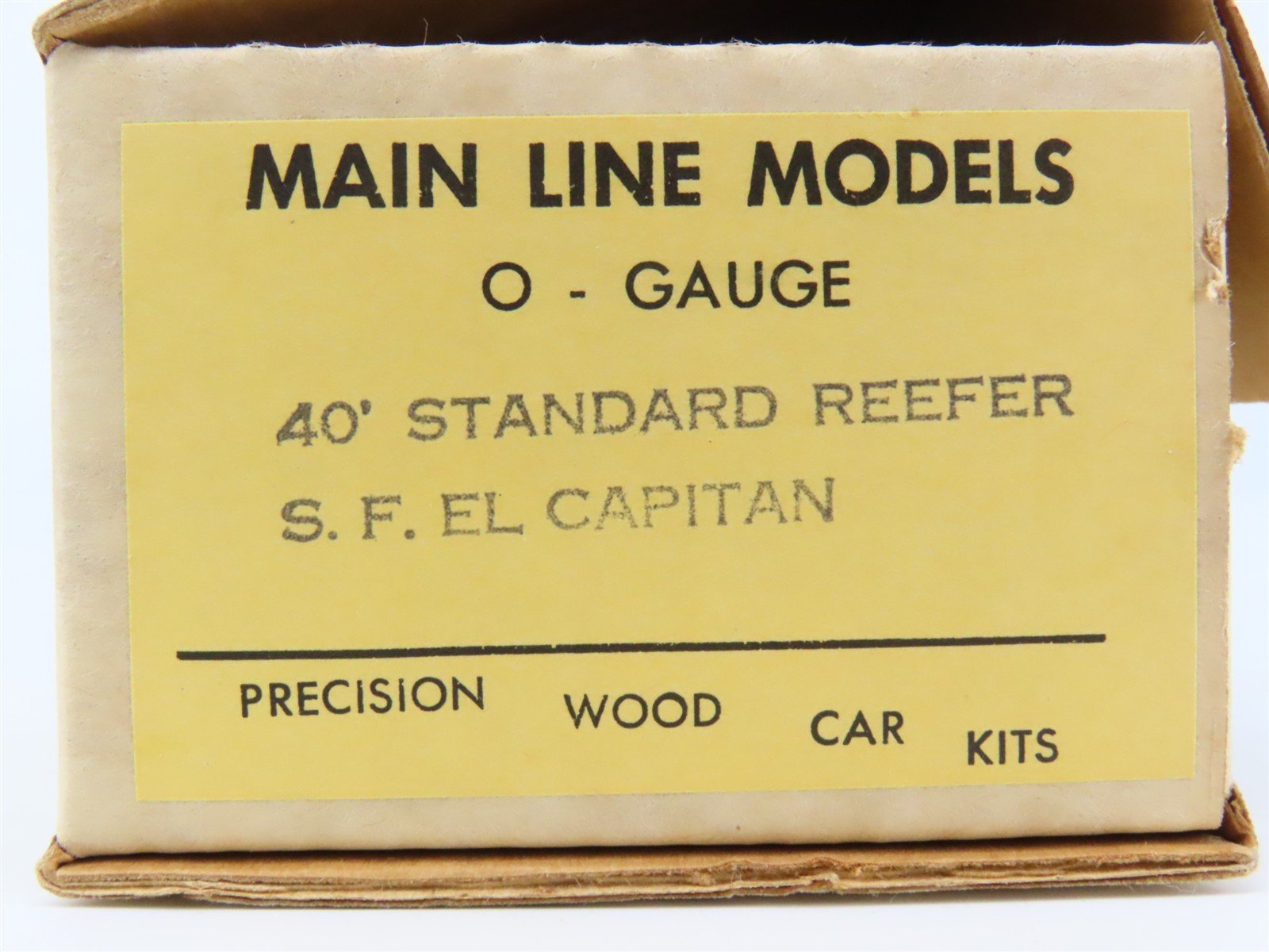 O Scale 2-Rail Mainline Models SFRD Santa Fe 40' Reefer #21757 Kit