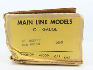 O Scale 2-Rail Mainline Models OR-5 Old Dutch 36' Wood Reefer Car #7476 Kit