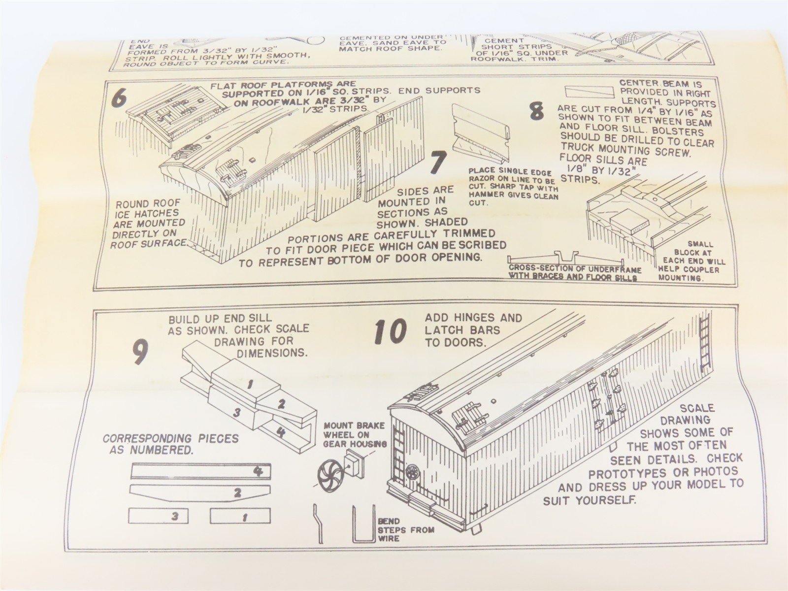 O 2-Rail Mainline Models OXR-29 GN Great Northern 50' Express Reefer #2028 Kit