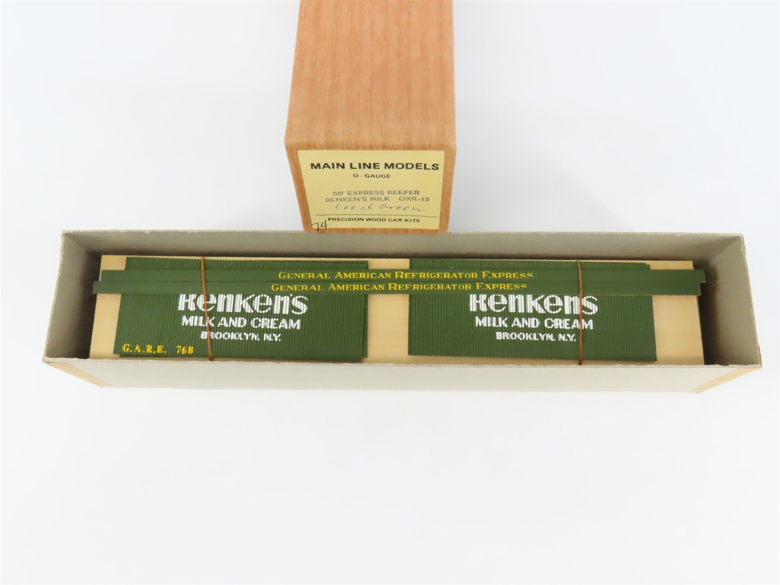 O 2-Rail Mainline Models OXR-15 Gare Renken's Milk 50' Express Reefer #768 Kit
