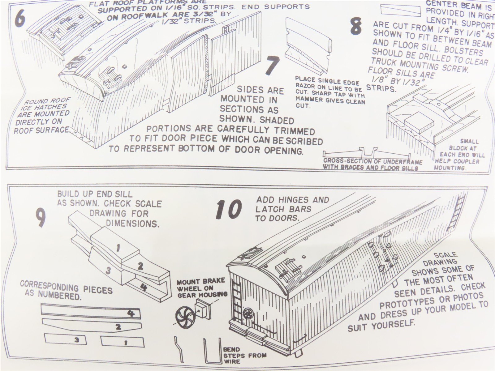 O 2-Rail Mainline Models OBC-11 NRC Illinois Central 50' Express Reefer #725 Kit