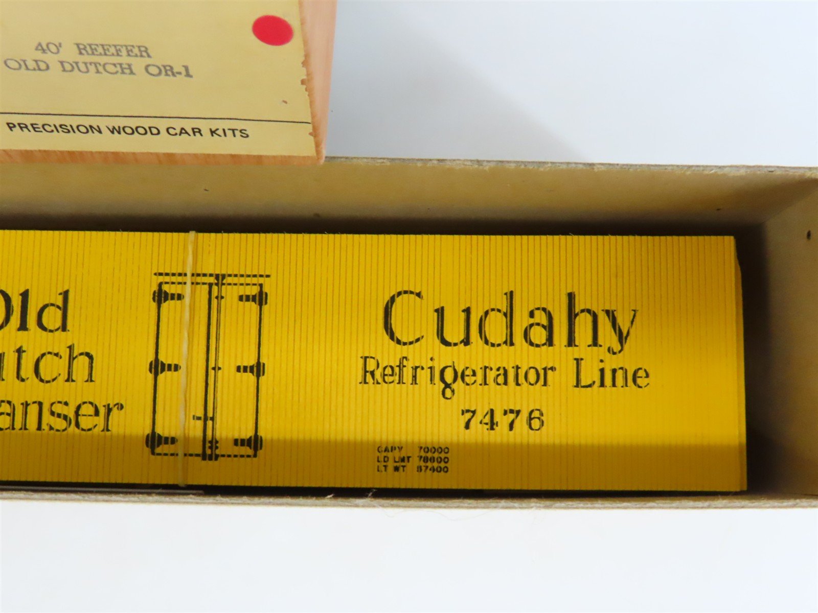 O Scale 2-Rail Mainline Models OB-1 Old Dutch 40' Wood Reefer #7476 Kit