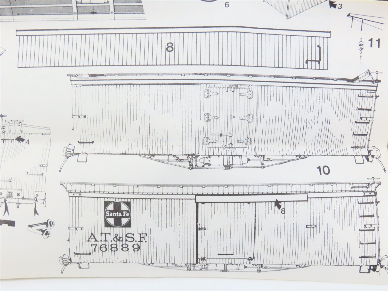 O Scale 2-Rail Mainline Models OBC-69 CNJ Jersey Central 36' Boxcar #39402 Kit