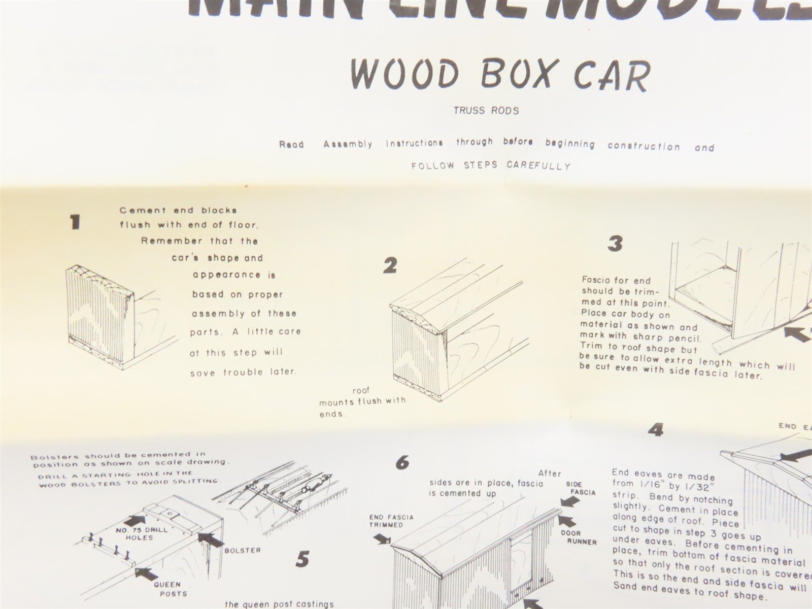 O Scale 2-Rail Mainline Models OSC-42 Quaker Oats 37' Wood Boxcar #647 Kit