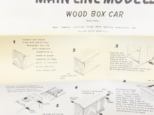 O Scale 2-Rail Mainline Models OSC-42 Quaker Oats 37' Wood Boxcar #647 Kit