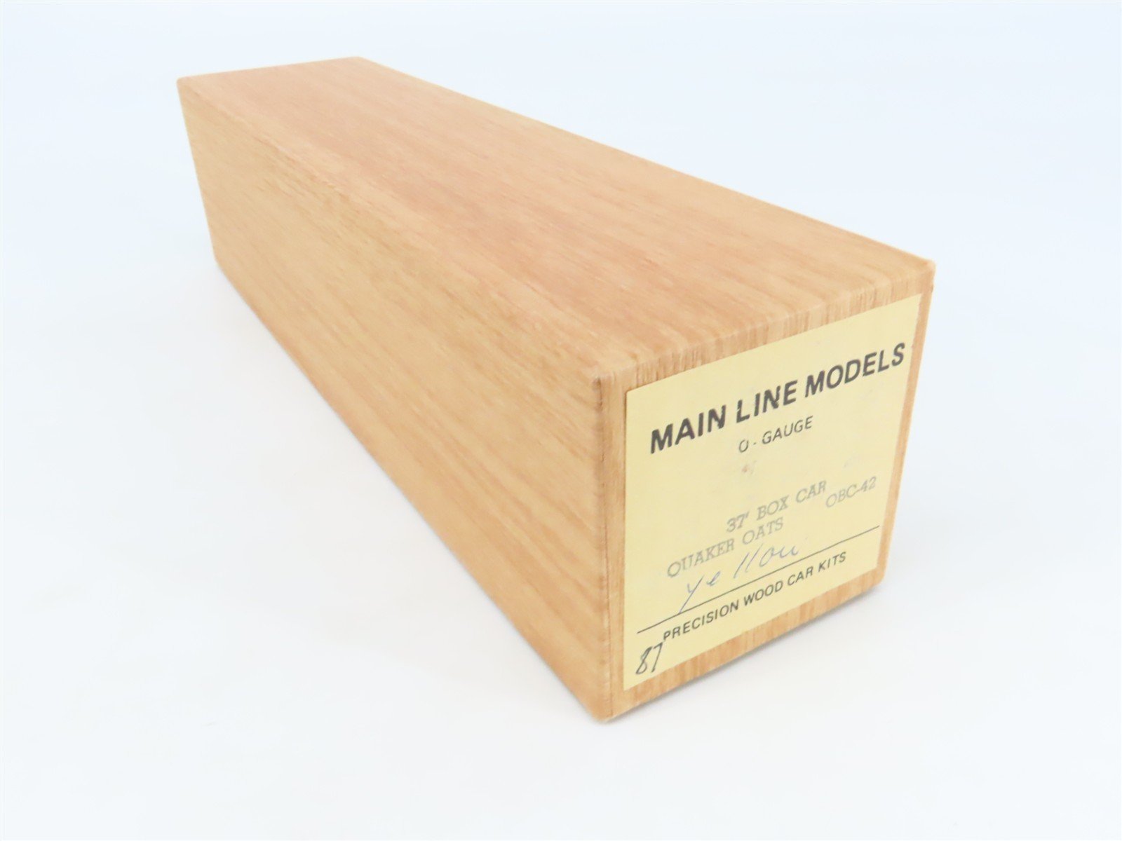 O Scale 2-Rail Mainline Models OSC-42 Quaker Oats 37' Wood Boxcar #647 Kit