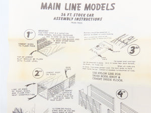 O Scale 2-Rail Mainline Models OSC-3 WLCX Wilson & Co Wood Stockcar #124 Kit