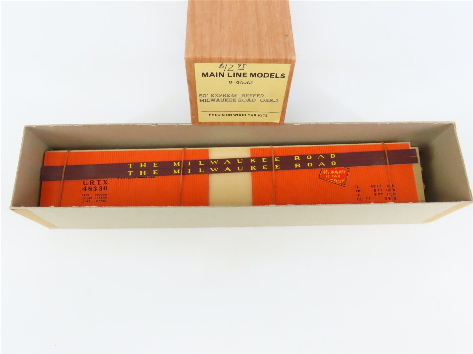 O Scale 2-Rail Mainline Models OXR-2 URTX MILW 50' Express Reefer #48330 Kit