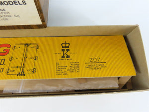 O Scale 2-Rail Mainline OR-58 King Packing 40' Wood Reefer Car #207 Kit