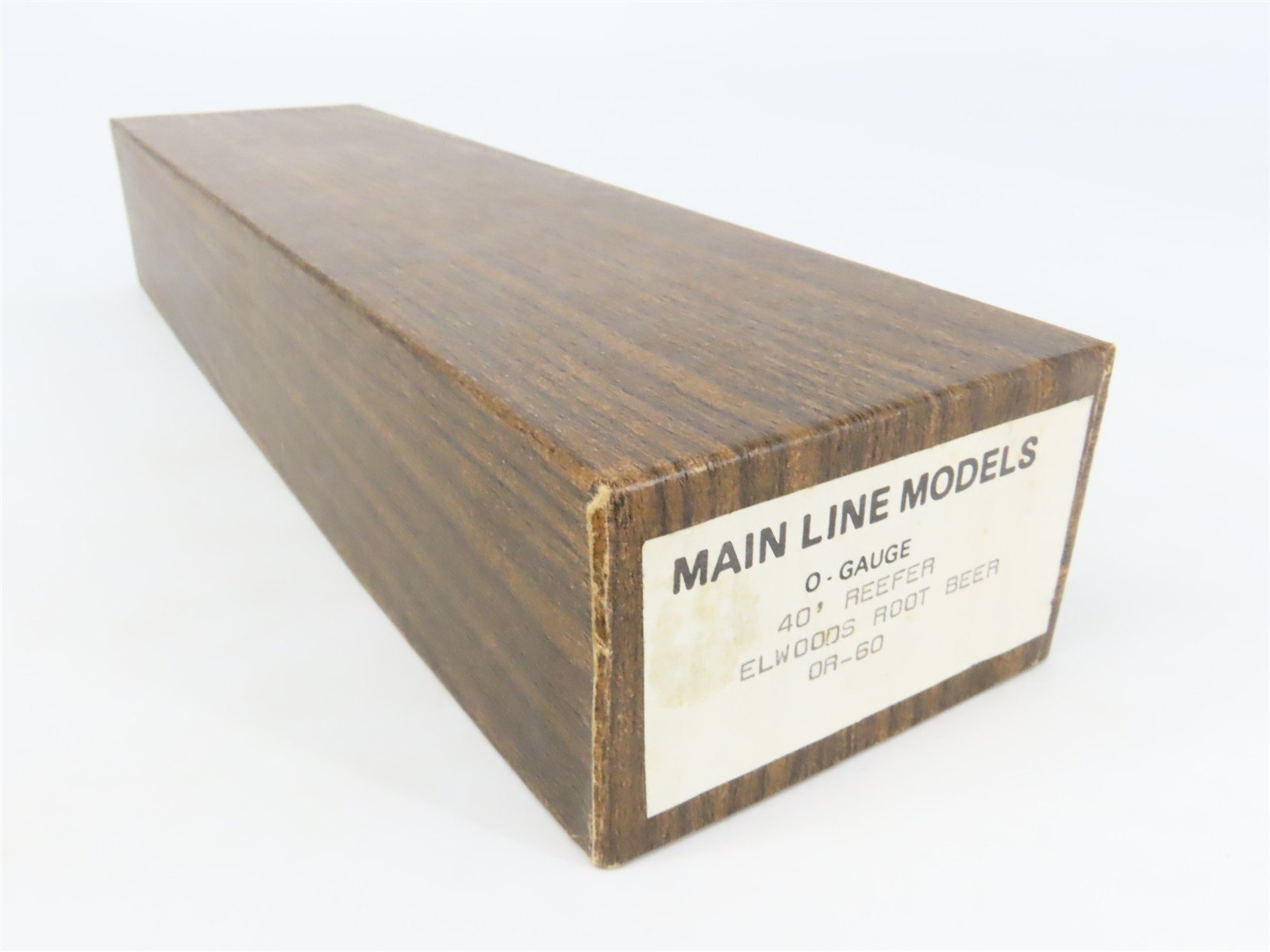 O Scale 2-Rail Mainline OR-60 EBC Root Beer 40' Wood Reefer Car #500 Kit