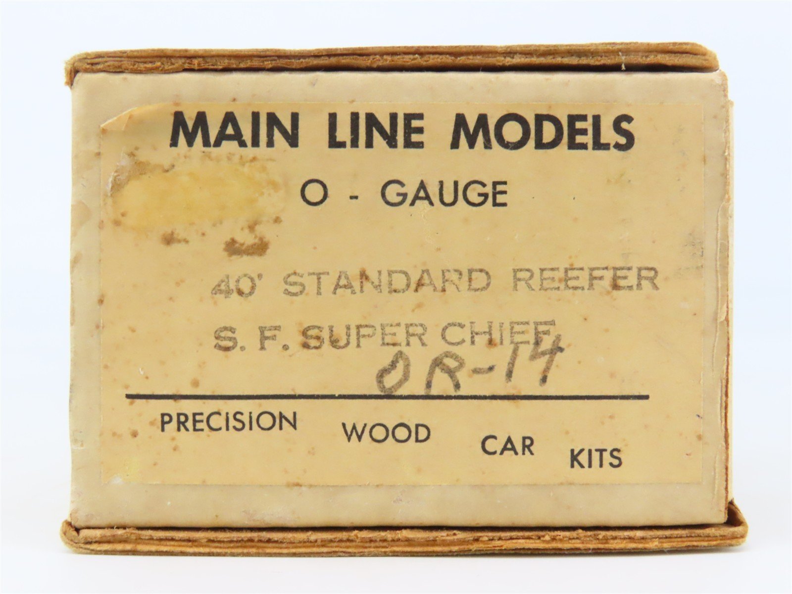 O Scale 2-Rail Mainline OR-14 SFRD Santa Fe 40' Standard Reefer #21846 Kit