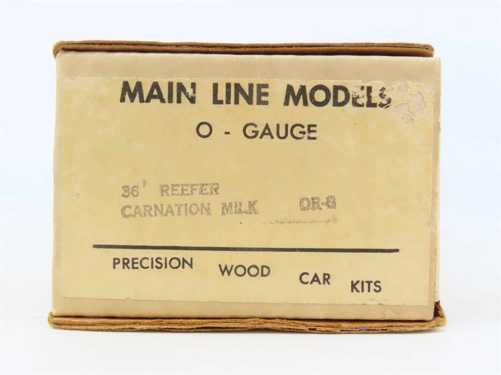O Scale 2-Rail Mainline OR-6 Carnation Milk 36' Wood Reefer #23097 Kit