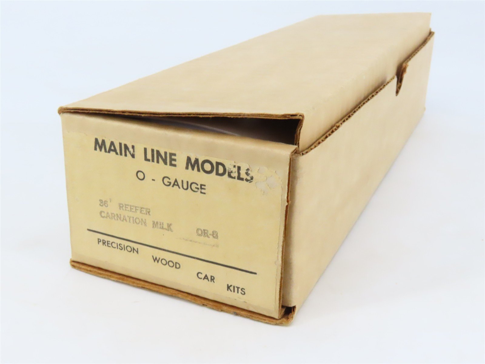 O Scale 2-Rail Mainline OR-6 Carnation Milk 36' Wood Reefer #23097 Kit