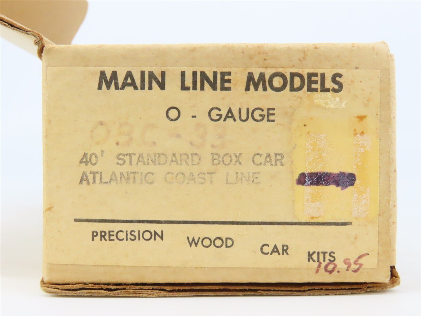 O Scale 2-Rail Mainline OBC-33 ACL Atlantic Coast Line 40' Boxcar #31459 Kit