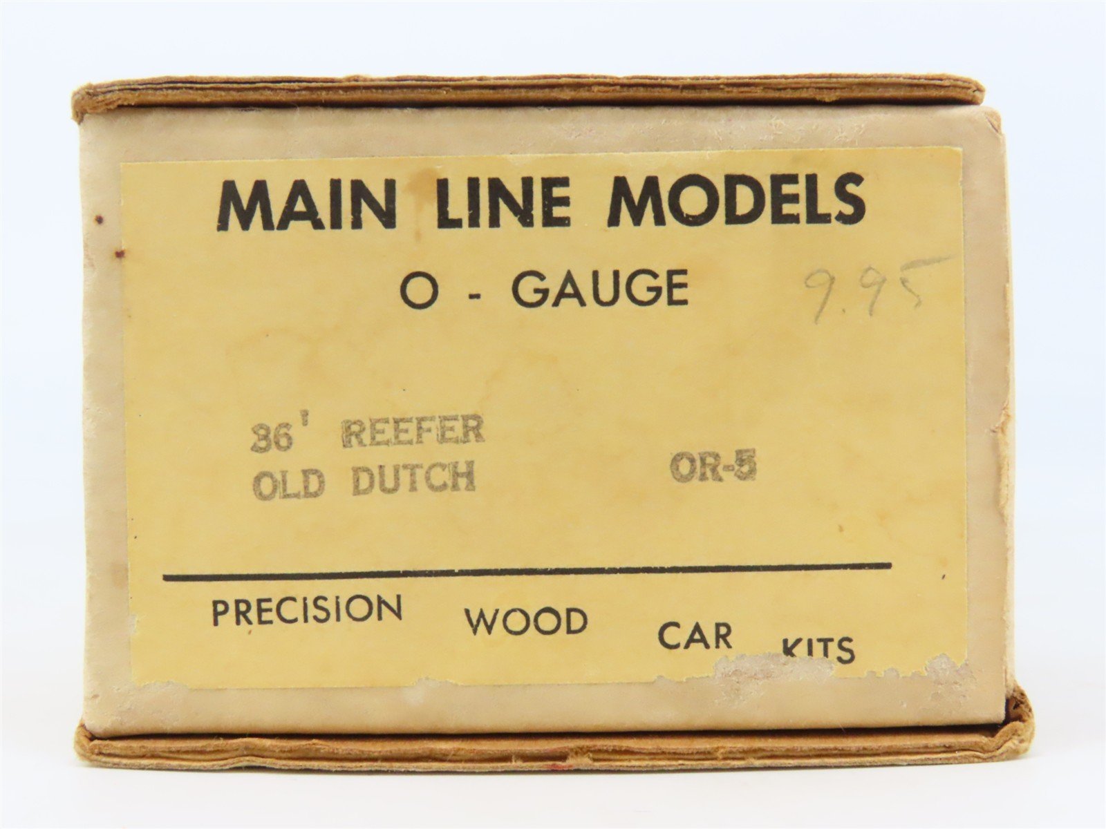 O Scale 2-Rail Mainline Models OR-5 Old Dutch 36' Wood Reefer #7476 Kit