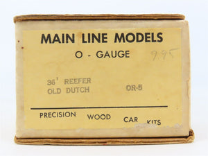 O Scale 2-Rail Mainline Models OR-5 Old Dutch 36' Wood Reefer #7476 Kit