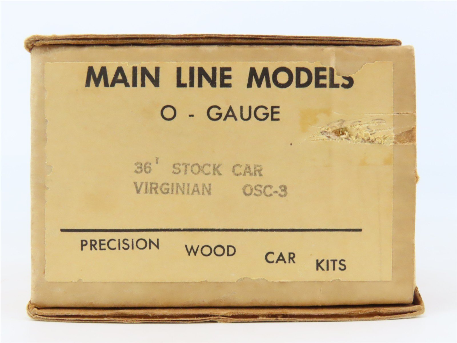 O Scale 2-Rail Mainline Models OSC-3 VGN Virginian 36' Stock Car #70820 Kit