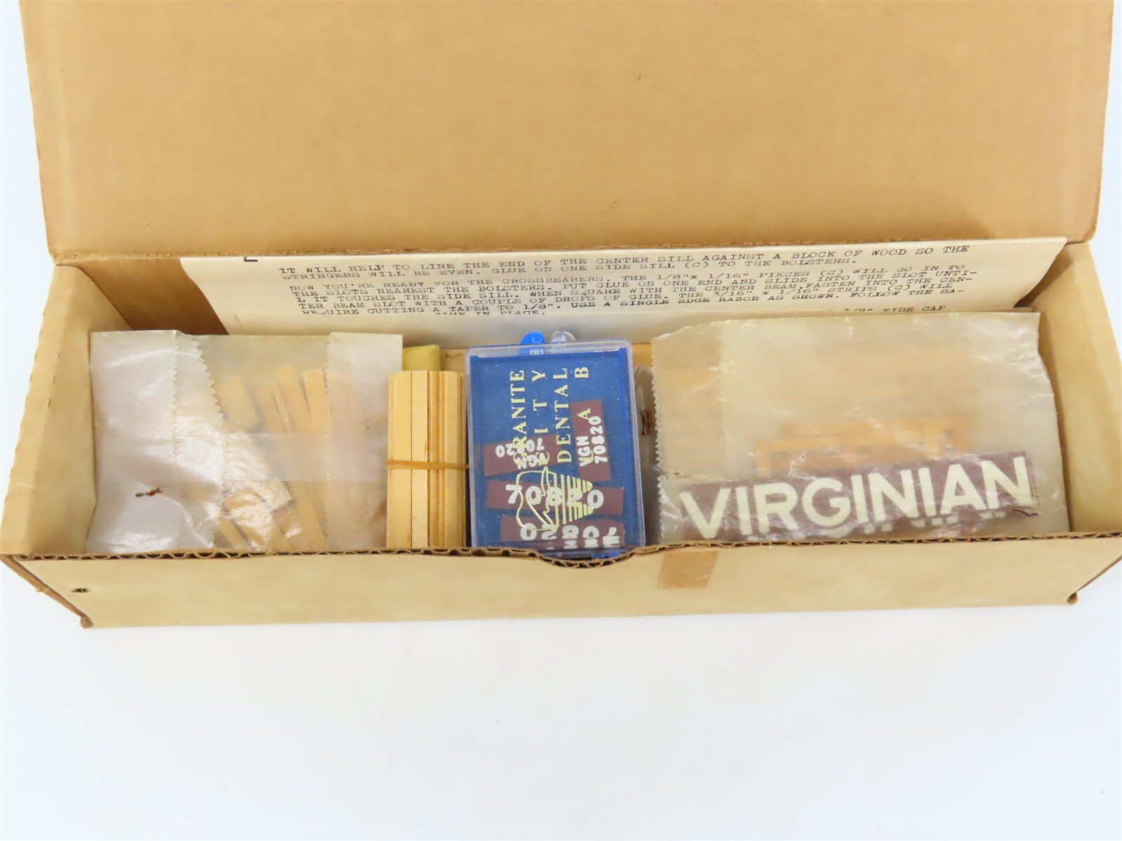 O Scale 2-Rail Mainline Models OSC-3 VGN Virginian 36' Stock Car #70820 Kit