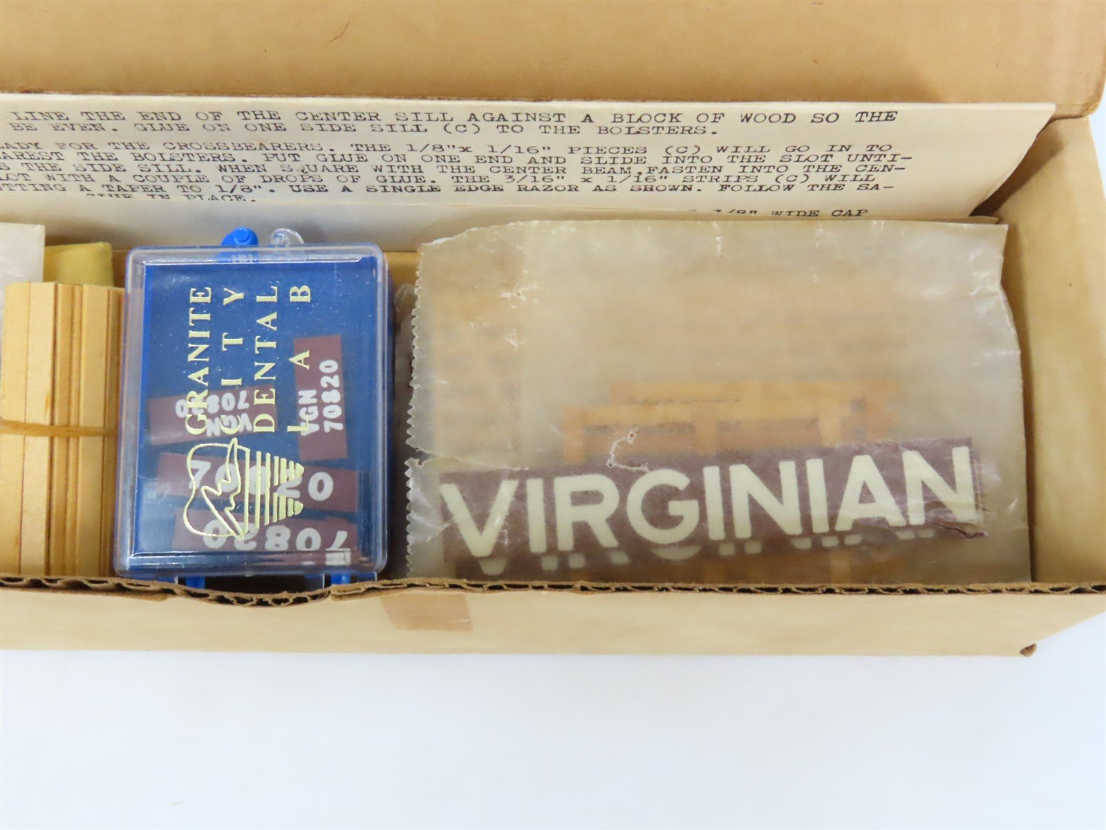 O Scale 2-Rail Mainline Models OSC-3 VGN Virginian 36' Stock Car #70820 Kit