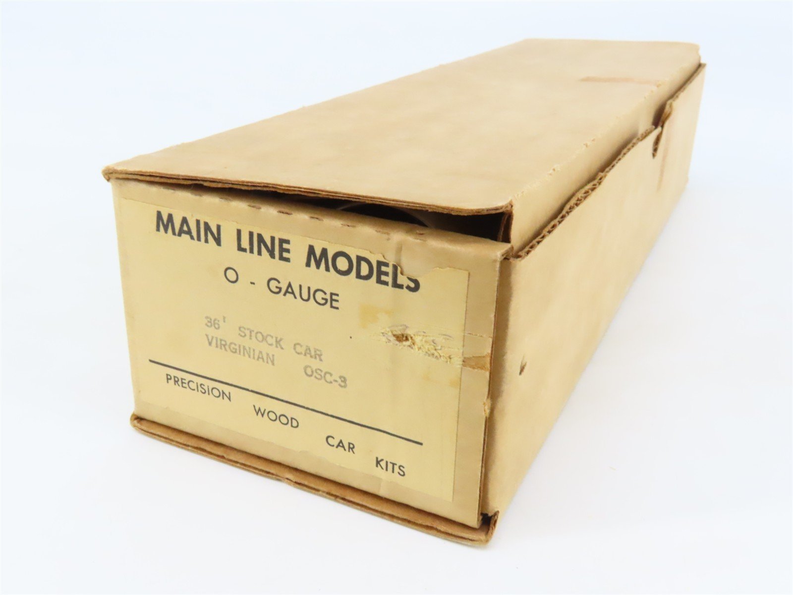 O Scale 2-Rail Mainline Models OSC-3 VGN Virginian 36' Stock Car #70820 Kit