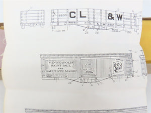 O Scale 2-Rail La Belle O-302 CM&StP Railway Racine Wagon Boxcar #39930 Kit