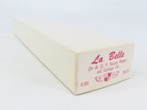 O Scale 2-Rail La Belle O-302 CM&StP Railway Racine Wagon Boxcar #39930 Kit
