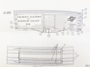 O Scale 2-Rail La Belle O-303 C,StP,M&O Railway Wood Reefer #8530 Kit