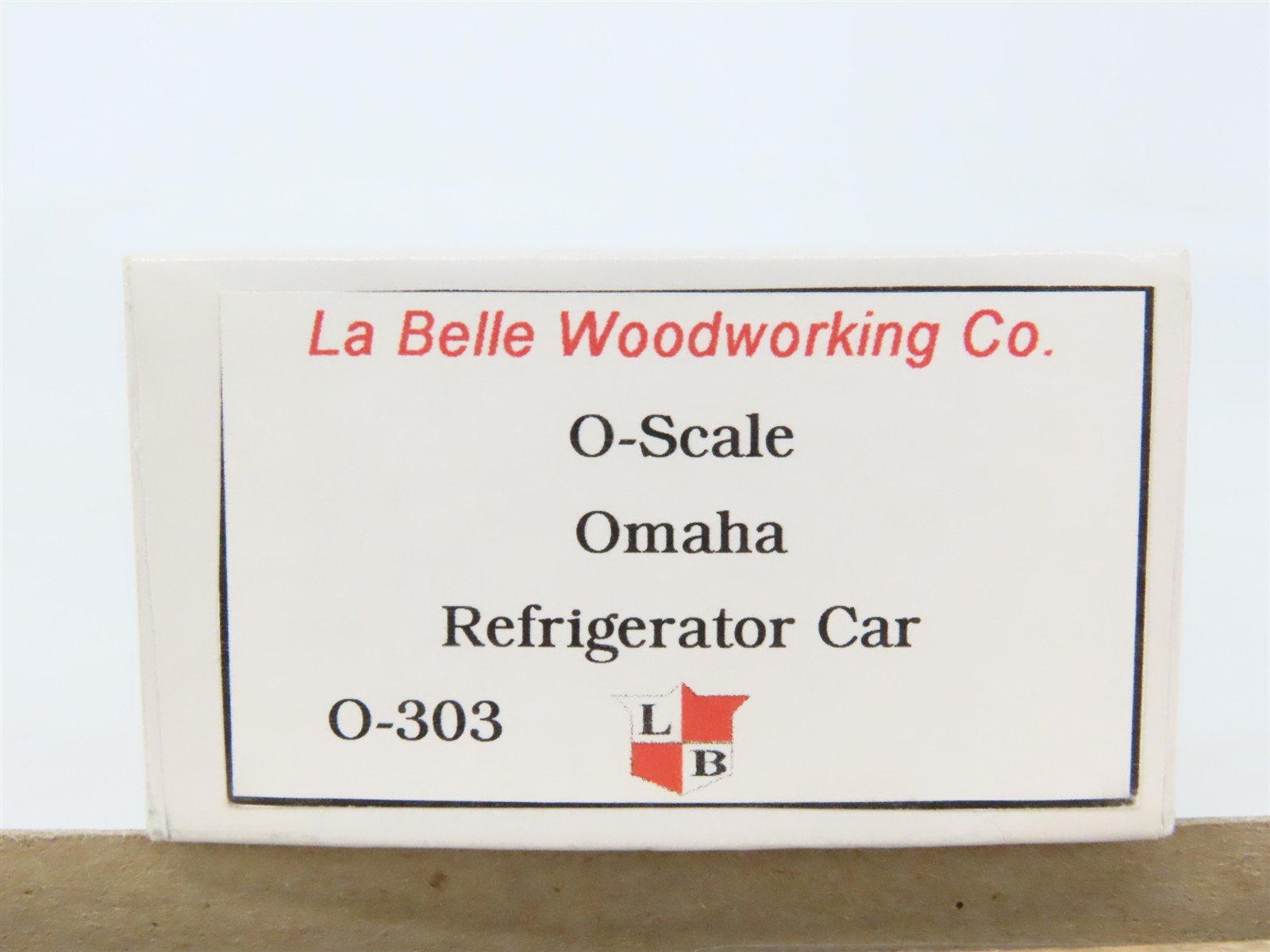 O Scale 2-Rail La Belle O-303 C,StP,M&O Railway Wood Reefer #8530 Kit