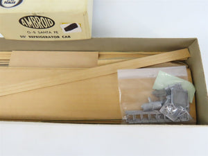 O Scale 2-Rail Ambroid O-8 SFRD Santa Fe 50' Refrigerator Car #5124 Kit