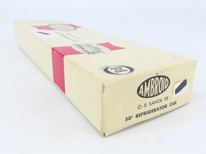 O Scale 2-Rail Ambroid O-8 SFRD Santa Fe 50' Refrigerator Car #5124 Kit