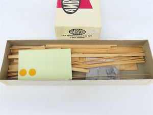 O Scale 2-Rail Ambroid O-9 PRR Pennsylvania 3-Bay Open Hopper Car Kit