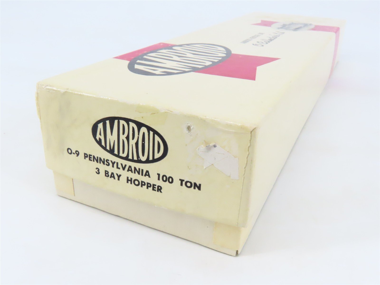 O Scale 2-Rail Ambroid O-9 PRR Pennsylvania 3-Bay Open Hopper Car Kit