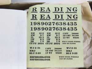 O Scale 2-Rail Ambroid O-14 RDG Reading Outside Braced Reefer Car Kit