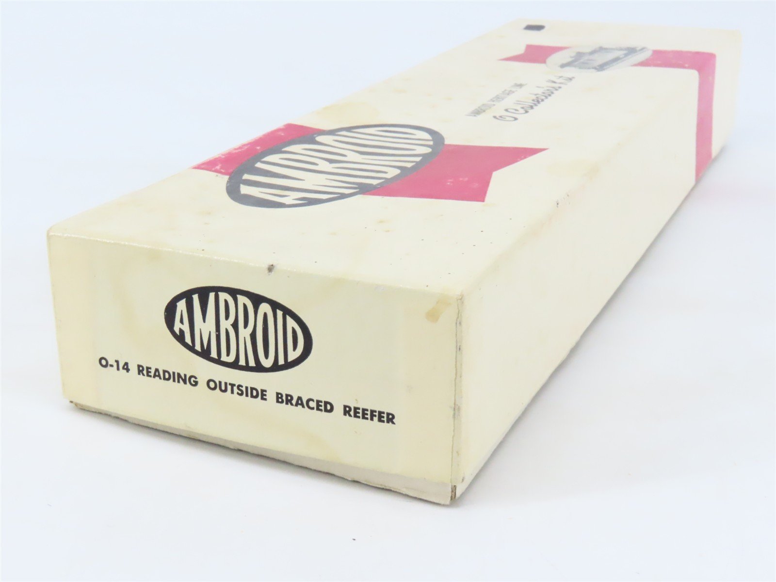 O Scale 2-Rail Ambroid O-14 RDG Reading Outside Braced Reefer Car Kit