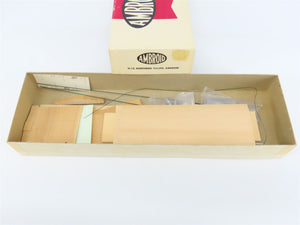 O Scale 2-Rail Ambroid Craftsman Kit #O-13 Undecorated NP Offset Cupola Caboose