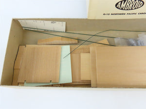 O Scale 2-Rail Ambroid Craftsman Kit #O-13 Undecorated NP Offset Cupola Caboose