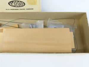 O Scale 2-Rail Ambroid Craftsman Kit #O-13 Undecorated NP Offset Cupola Caboose