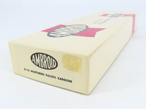 O Scale 2-Rail Ambroid Craftsman Kit #O-13 Undecorated NP Offset Cupola Caboose