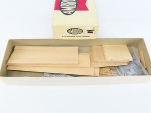 O Scale 2-Rail Ambroid Craftsman Kit #O-13 Undecorated NP Offset Cupola Caboose