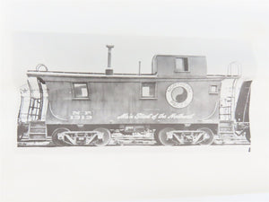 O Scale 2-Rail Ambroid Craftsman Kit #O-13 Undecorated NP Offset Cupola Caboose