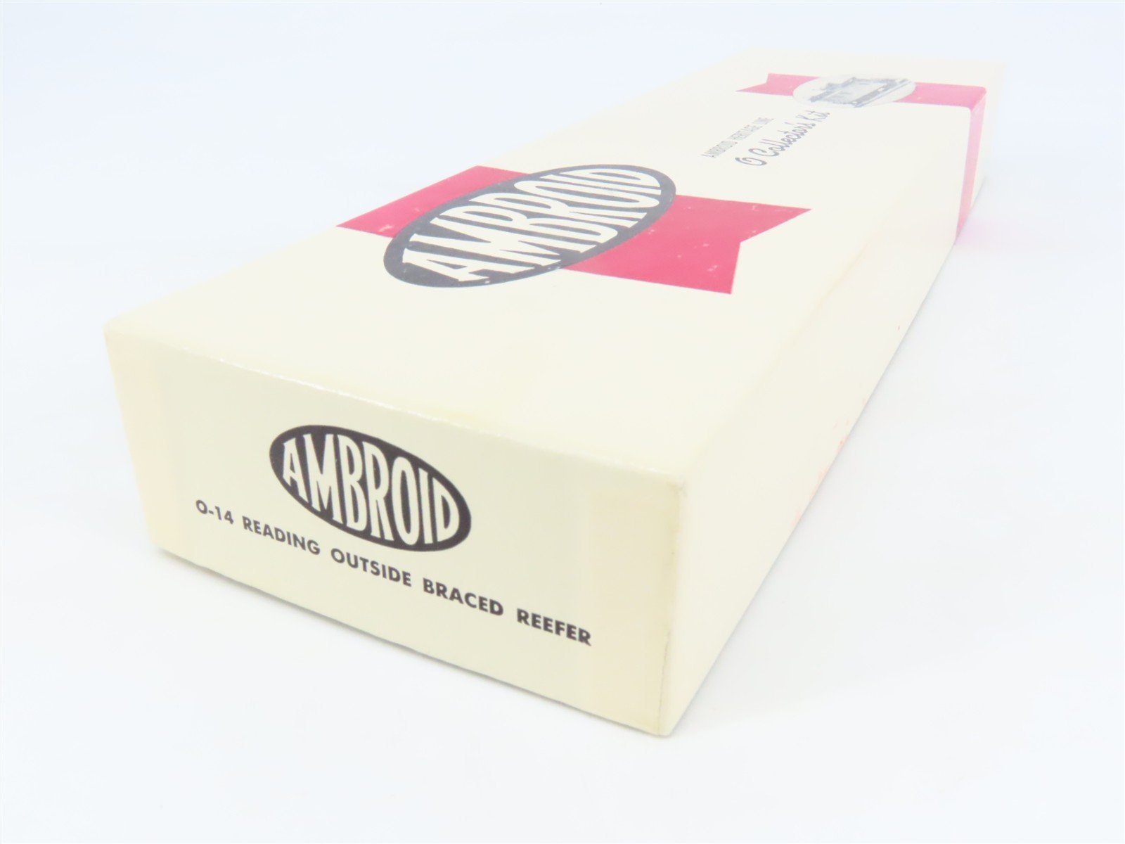 O Scale 2-Rail Ambroid Craftsman Kit #O-14 Undecorated RDG Outside-Braced Reefer
