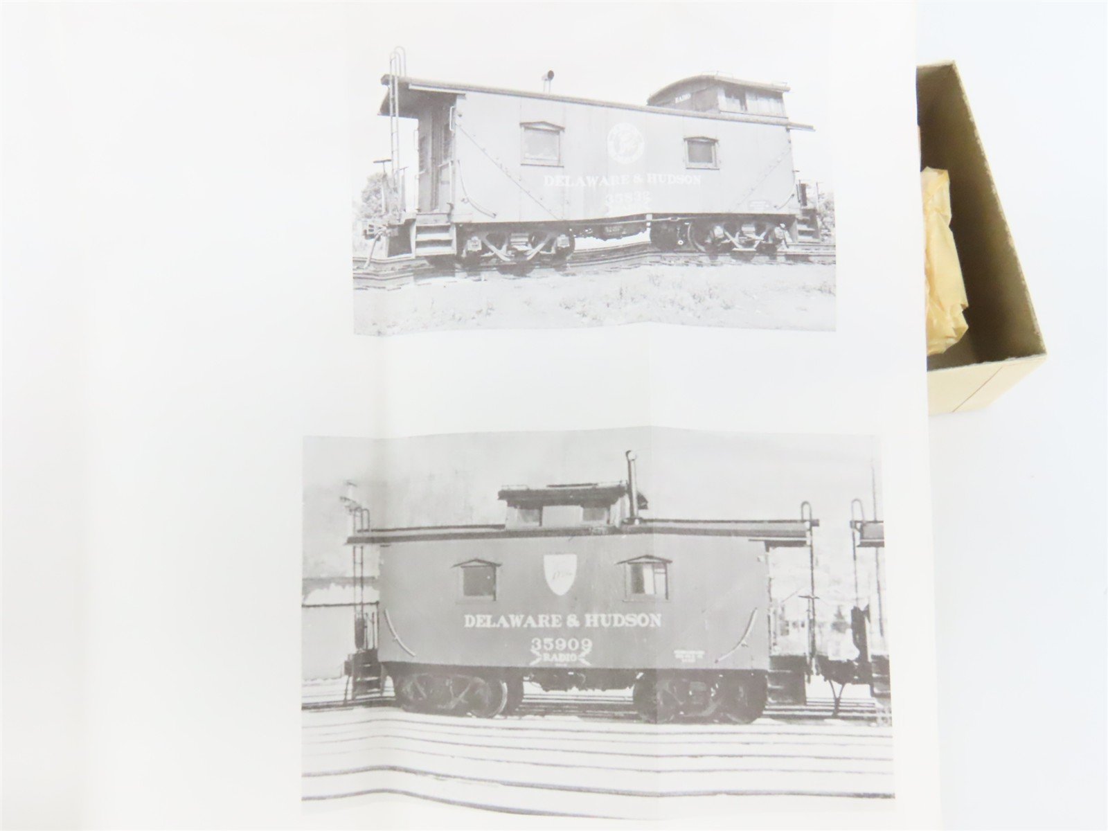 O Scale 2-Rail Ambroid Craftsman Kit #O-15 Undecorated D&H Offset Cupola Caboose